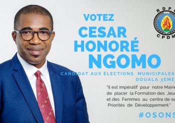CESAR NGOMO : Municipales 2020 – Osons Le Développement de Douala 3ème